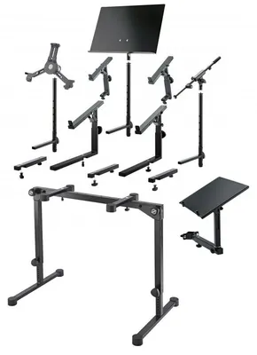 Produktbild von König & Meyer 18820.019.55, Tastatur, Schwarz, Stahl, Flur, 80 kg, 122 - 729 mm