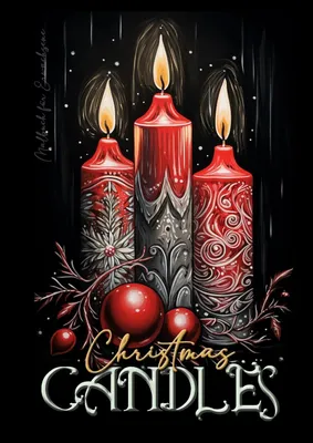 Produktbild von Christmas Candles Coloring Book for Adults