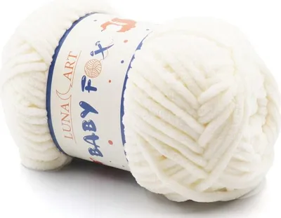 Zdjęcie produktu dla Włóczka Luna Art Baby Fox 100-02 / ecru