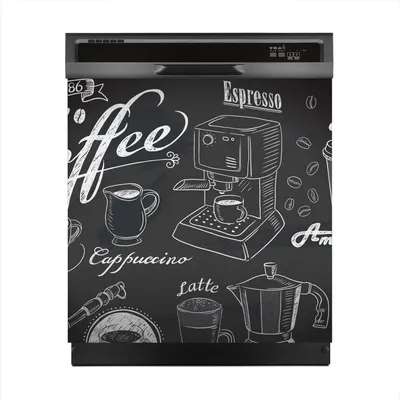 Produktbild von Aufkleber sticker 60x60 cm Dekorative folie Spülmaschine - Ideen Küche