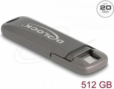 Produktbild von DELOCK USB20 Gbps USB-C Speicherstick 256GB Lesegeschwindkei