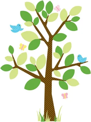 Image de RoomMates stickers muraux - arbre à pois