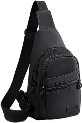 Image de Sac unie, sac à bandoulière pour homme et femme, sac à main, sac à bandoulière, noir, 30 x 11 x 17 cm