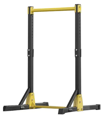 Obrázek produktu pro Přenosná hrazda – černá – nosnost 400 kg – výškově nastavitelná (160–215 cm) – posilovací stanice