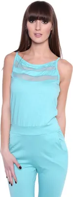 Produktbild von Damen Jumpsuits Sportlich Elegant bequem ; Mintgrün 2XL/3XL 44/46