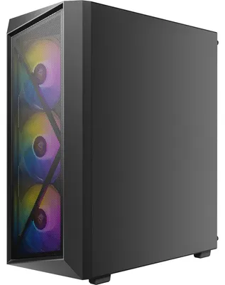 Produktbild von ANTEC AX67 ARGB PC Gehäuse Midi Tower Gaming ATX, schwarz