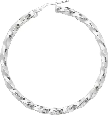 Produktbild von 925 Sterling Silber Damen - Paar Creolen - 40mm; TRS17698MM40
