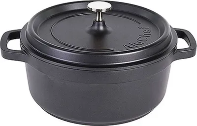 Produktbild von AluChef® Cocotte, rund 24 cm / schwarz
