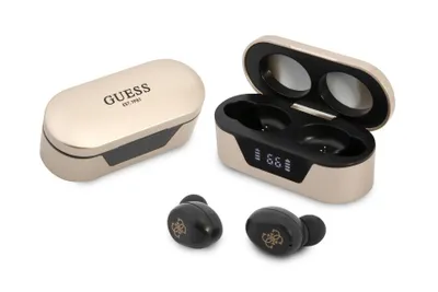 Produktbild von Guess Bluetooth Kopfhörer Gutwst31Ed Tws + Docking Station Gold/Gold