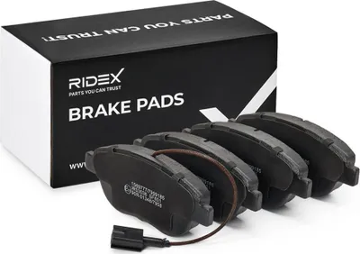 Produktbild von RIDEX 402B0096 Bremsbeläge Satz Vorne für FIAT GRANDE PUNTO (199) PUNTO EVO (199) PUNTO (199) passend für PEUGEOT 207 (WA, WC) für CITROËN