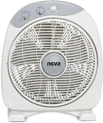 Image de Ventilateur de sol gris, 3 vitesses, minuterie 60 min, 5 pales