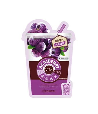Immagine prodotto di Mediheal Maschera in fogli rivitalizzante con bacche di acai, 20ml
