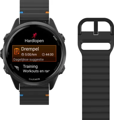 Image de Bracelet ActiveFlex pour Garmin Forerunner 255/570 (47mm), 970, noir
