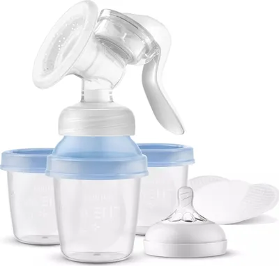 Immagine prodotto di Philips Avent Tiralatte manuale con 3 coppe Naturale