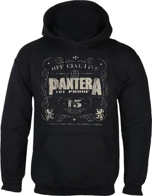 Produktbild von Pantera - Mikina s kapucí "101 Proof" pro muže/dámy Uni RO2567 (M) (Black)