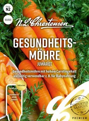 Artikelbild 1 von 'Gesundheits - Möhren Juwarot' aus der Kategorie Möhrensamen