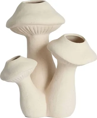 Zdjęcie produktu dla Wyrafinowany biały ceramiczny wazon Light & Living Mushroom