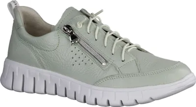 Produktbild von Waldläufer H-Birdy 916003-252 Pro Aktiv Damen Schnürer, bequem, Leder, Hellgrün - Damenschuhe Bequeme Schnürschuhe, Grün, leder (hoxy)