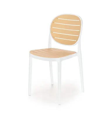 Image de Chaise K529 blanc / marron