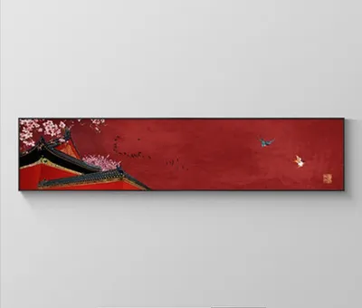 Produktbild von TPFLiving Kunstdruck LW-309 (OHNE RAHMEN) Poster - Leinwand - Wandbild - Hochauflösender Giclée-Druck, langlebig und hochwertig - Abstrakte Strukturen -  - Größe: 35x140cm