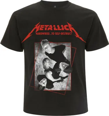 Image de Metallica - "Hardwired Band Concrete" T-Shirt für Herren/Damen Uni RO764 (M) (Schwarz)