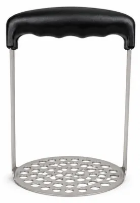 Produktbild von Edelstahl Küchenstampfer  – Professioneller Stampfer für Püree, Gemüse & Obst – Ergonomischer Griff – 16 cm Höhe