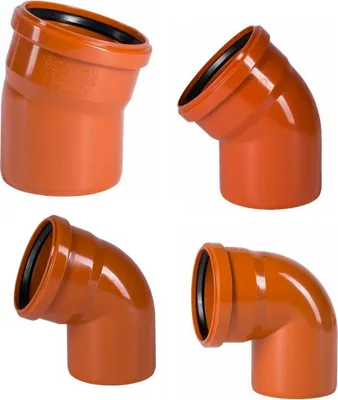 Produktbild von KG Bogen 15 Grad DN 160 Kunststoff Abwasserrohr Abflussrohr Kanalrohr