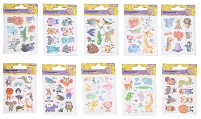 Produktbild von Tattoo-Aufkleber 7,5 x 11 cm – Tiere