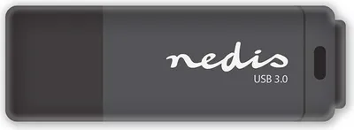 Produktbild von Nedis Flash Laufwerk - 128 GB - USB Type-A - Lesegeschwindigkeit: 80 MB/s - Schreibegeschwindigkeit: 10 MB/s