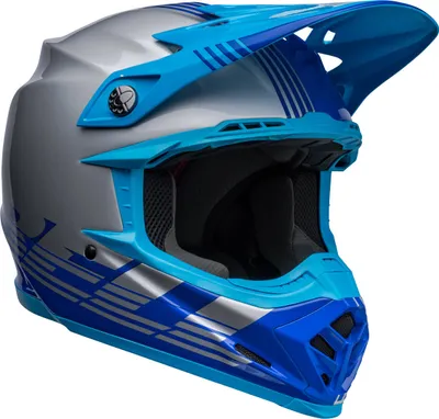 Immagine prodotto di Casco da motocross Bell Moto-9 MIPS Louver Colore: grigio/blu, taglia: XL