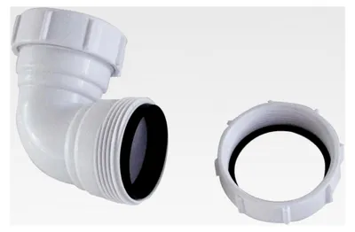 Produktbild von Rohrverbinder 40 mm PVC-Rohradapter für Badewannenablassrohre und Abfallkompressionsarmaturen