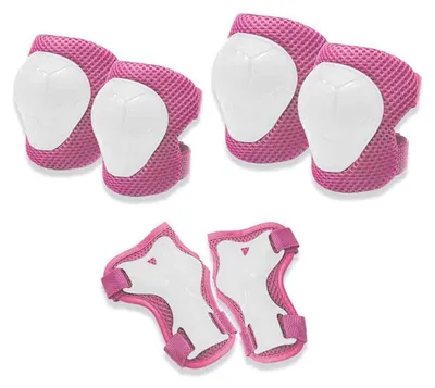 Produktbild von Kinderschutzset Knie- und Ellbogenpolster mit Handgelenksschutz, verstellbar, 3-in-1 Set für Kinder und Jugendliche
