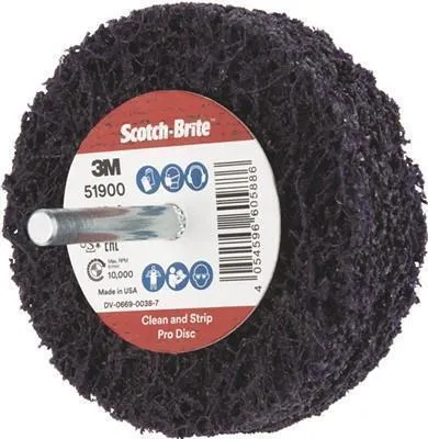 Produktbild von 3M Grobreinigungsscheibe XT-ZS Pro 100x13mm mit Schaft 6mm SXCRS 3M (7100192709)