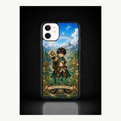 Produktbild von iPhone 12 / 12 Pro Hülle Handyhülle Schutzhülle Case mit Akio Motiv – LUNØIR ©