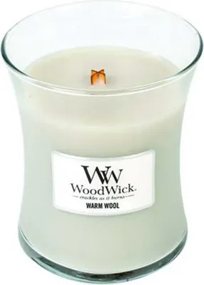 Produktbild von WoodWick Medium Hourglass Candles Duftkerze Warm Wool 275 g