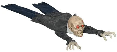 Produktbild von HOMCOM Halloween-Dekoration Zombie Untoter 1,40 m Halloween-Zombie mit Leuchte