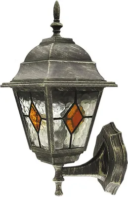 Produktbild von Rabalux 8182 Außenwandleuchte Monaco, E27, gold-mehrfarbig, rund, Klassisch, IP43, ø200mm