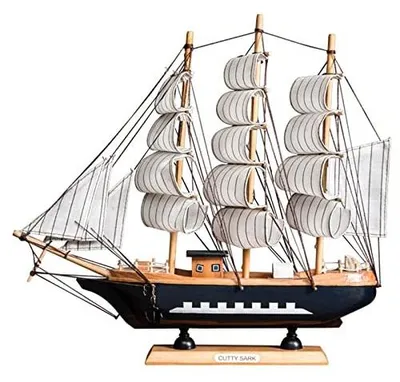 Image de Solidchoice - Maquette de voilier en bois pour décoration
