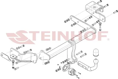 Produktbild von Z546723 Anhängerkupplung passend für HYUNDAI Santa Fe IV 2020-2023 starr