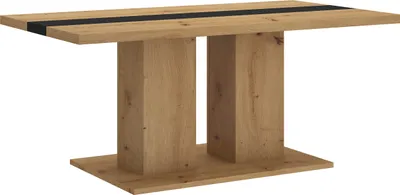 Produktbild von Masseno Couchtisch CASTELLA 110 cm Kaffetisch für Wohnzimmer Sofatisch Wohnzimmertisch Eiche Artisan