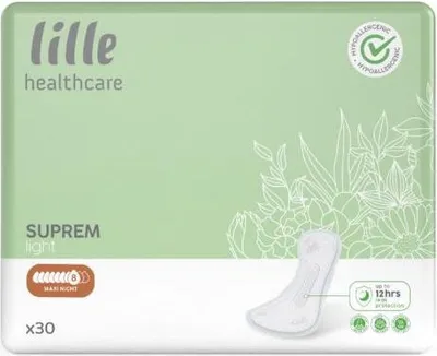 Image de Lille Suprem Light Maxi Night - 12 paquets de 30 protections