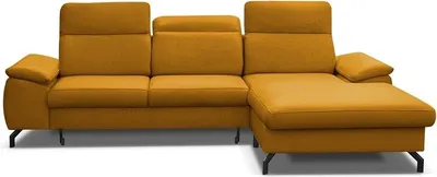 Produktbild von FurMeb24 - Ecksofa SLAVIO L  - RECHTE SEITE , Sofa mit  Bettk€sten und Schlaffunktion - ELEMENT 08