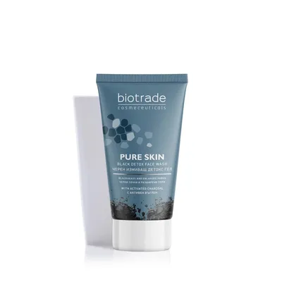 Obrázok produktu pre Biotrade Pure Skin Black Detoxikačný čistiaci gél na tvár s aktívnym uhlím 50ml