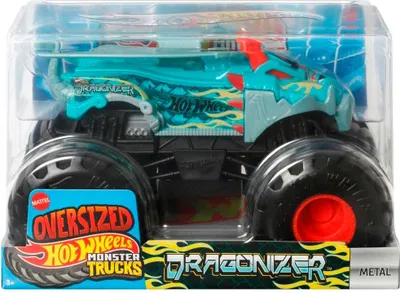 Obrázok produktu pre Hot Wheels Monster Trucks JCC90, Monster truck, 3 rok / roky, Kov, Plast, Viacfarebný