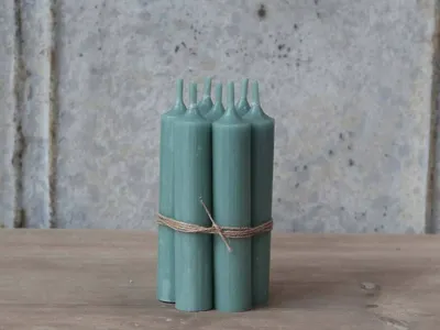 Produktbild von Chic Antique I Stabkerze verte 4,5S * 5 Stück