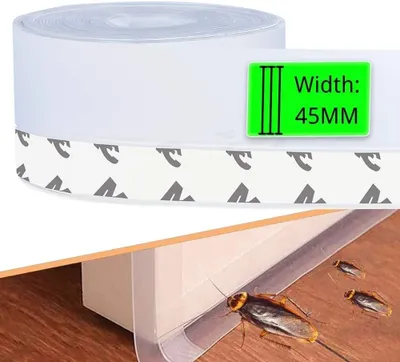 Produktbild von Selbstklebendes Dichtband – Wind- und Schalldämmung, 45 mm
