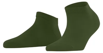 Productafbeelding van FALKE Dames sneakersokken, model Family W, katoen, korte uitvoering, effen kleur, 1 paar, groen (Cyprus)