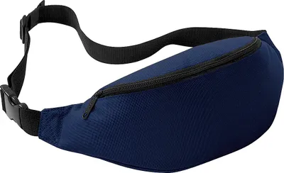 Image de BagBase BG42 | Sac banane / Belt Bag / 38 x 14 x 8 cm - Couleur : French Navy - Taille : 38 x 14 x 8 cm