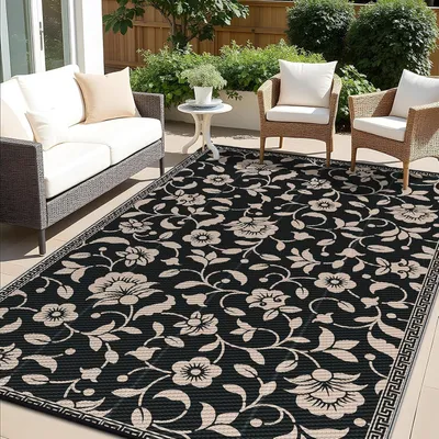 Zdjęcie produktu dla Wodoodporna mata zewnętrzna na balkon i do ogrodu, 180 x 270 cm