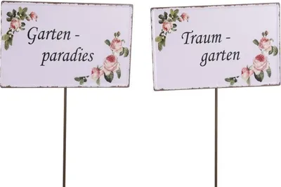 Produktbild von Deko für Haus und Garten- Stecker Stecker so.118 cm mit Gartensprüche- Traumgarten oder Gartenparadies
